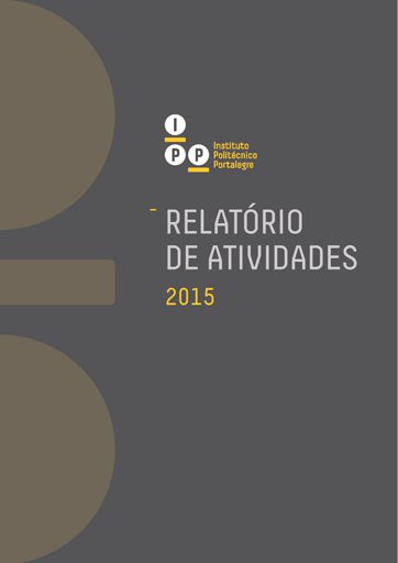 Relatório de Atividades 2015